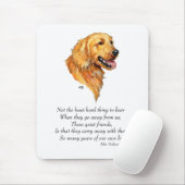 Goldener Retriever Keepake Mousepad (Mit Mouse)