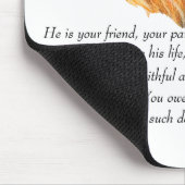 Goldener Retriever Keepake Mousepad (Ecke)