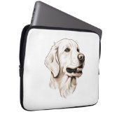 Goldener Retriever Laptopschutzhülle (Vorne Rechts)
