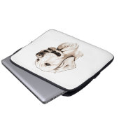 Goldener Retriever Laptopschutzhülle (Vorne Knopf)