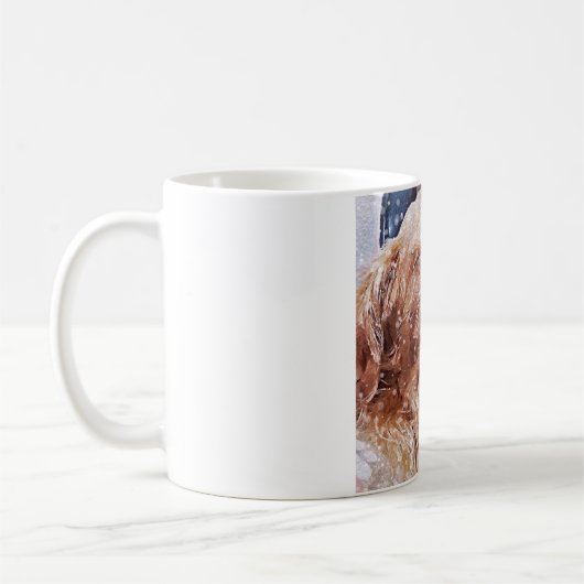 Goldener Retriever-Liebe Kaffeetasse (Links)