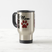Goldener Retriever-Mama 2 Reisebecher (Vorderseite Links)