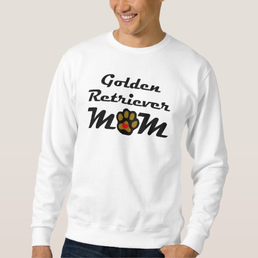 Goldener Retriever-Mama Sweatshirt (Vorderseite)