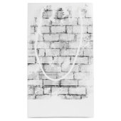 Goldener Retriever mit Baseball und Handschuh Kleine Geschenktüte (Rückseite)