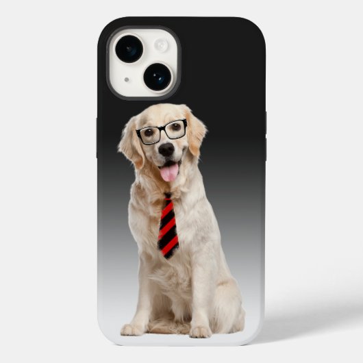 Goldener Retriever mit Brille Case-Mate iPhone Hülle (Rückseite)
