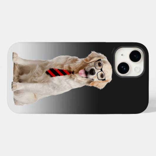 Goldener Retriever mit Brille Case-Mate iPhone Hülle (Rückseite (Horizontal))