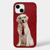 Goldener Retriever mit Brille Case-Mate iPhone Hülle (Rückseite)