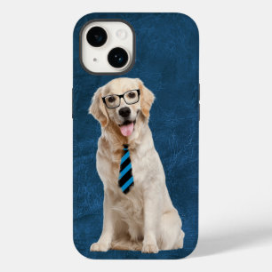 Goldener Retriever mit Brille Case-Mate iPhone 14 Hülle