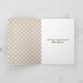 Goldener Retriever mit Brillen Geburtstag Karte (Innenseite)