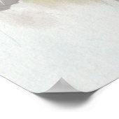 Goldener Retriever mit einem Schmetterling auf der Poster (Ecke)