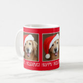 Goldener Retriever mit Kaffeetasse (Vorderseite Links)