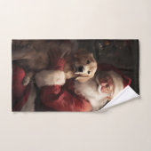 Goldener Retriever mit Weihnachten Badhandtuch Set (Handtuch)