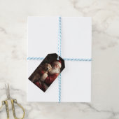 Goldener Retriever mit Weihnachten Geschenkanhänger (Mit Garn)