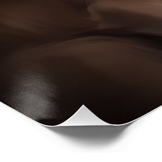 Goldener Retriever mit Weihnachten Poster (Ecke)