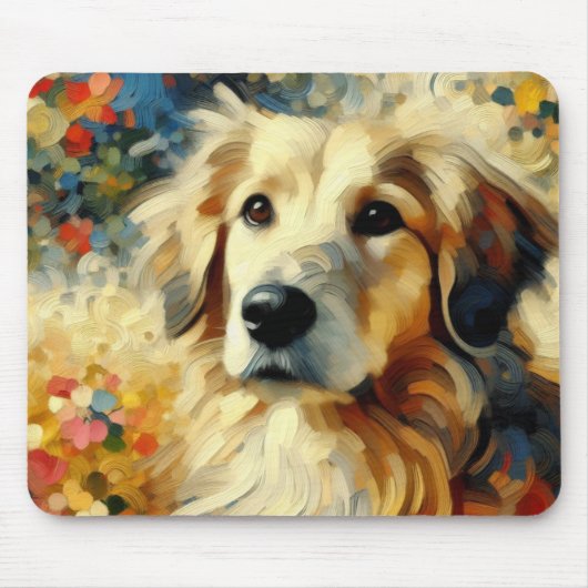 Goldener Retriever Mousepad (Vorne)