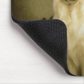 Goldener Retriever Mousepad Dame In Waiting (Ecke)