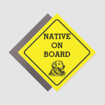 Goldener Retriever "Native On Board"