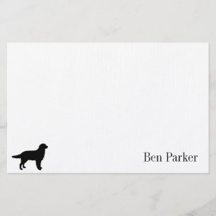 Goldener Retriever-personalisiertes Briefpapier