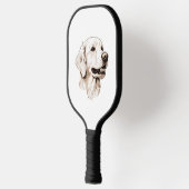 Goldener Retriever Pickleball Schläger (Links)