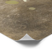 Goldener Retriever Pop Art Style Poster (Ecke)