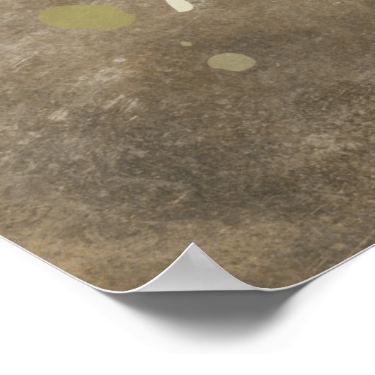 Goldener Retriever Pop Art Style Poster (Ecke)