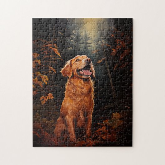 Goldener Retriever Puzzle (Vertikal)