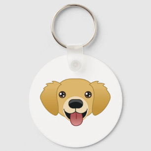 Goldener Retriever-Schlüsselanhänger Schlüsselanhänger