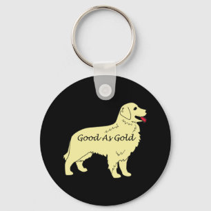 Goldener Retriever-Schlüsselanhänger Schlüsselanhänger