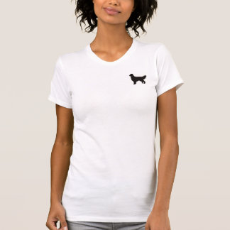 Goldener Retriever-Silhouette-Shirt T-Shirt