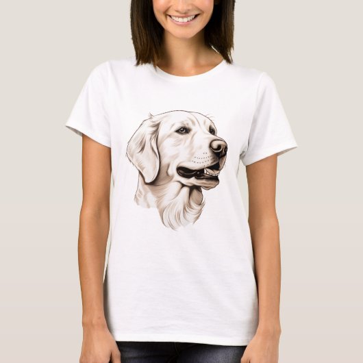 Goldener Retriever T-Shirt (Vorderseite)