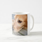 Goldener Retriever-Tasse Kaffeetasse (VorderseiteRechts)
