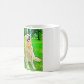 Goldener Retriever-Tasse Kaffeetasse (VorderseiteRechts)