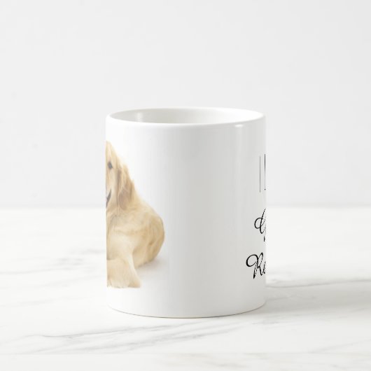 Goldener Retriever-Tasse Kaffeetasse (Mittel)