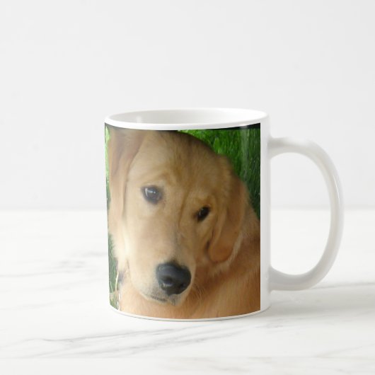 Goldener Retriever-Tasse Kaffeetasse (Rechts)