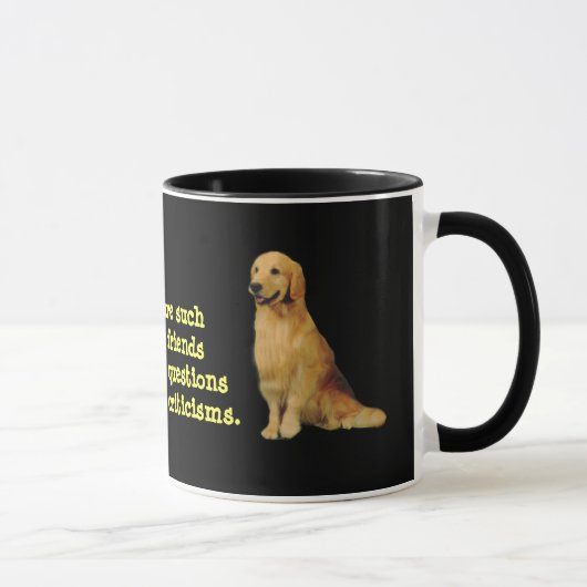 Goldener Retriever-Tasse Tasse (Rechts)