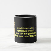 Goldener Retriever-Tasse Tasse (Zentrum)