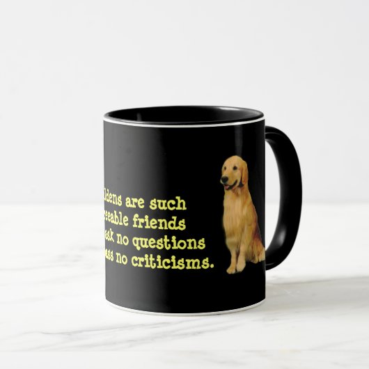 Goldener Retriever-Tasse Tasse (VorderseiteRechts)