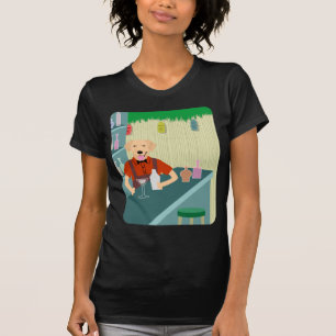 Goldener Retriever Tiki Bar T-Shirt