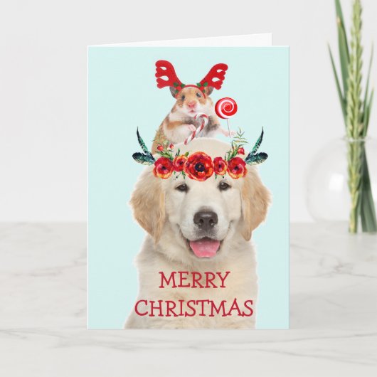Goldener Retriever und Friends Weihnachten (Vorderseite)