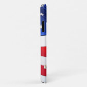 Goldener Retriever unter amerikanischer Flagge Case-Mate iPhone Hülle (Hinten/Rechts)