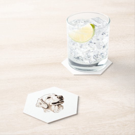 Goldener Retriever Untersetzer (Vor Ort)