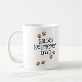 Goldener Retriever-Vater Kaffeetasse (Links)