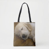 Goldener Retriever-Welpe nimmt ein Nickerchen Tasche (Vorderseite)