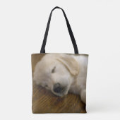 Goldener Retriever-Welpe nimmt ein Nickerchen Tasche (Rückseite)