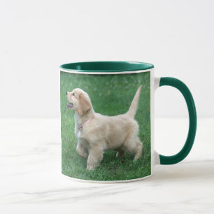 Goldener Retriever-Welpen-Tasse Tasse