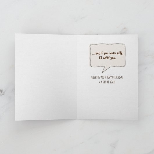 Goldener Retriever wird älter Spaß Karte (Innenseite)