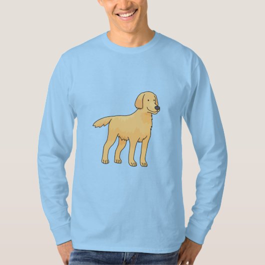 Goldener Retriever zentriert T-Shirt (Vorderseite)