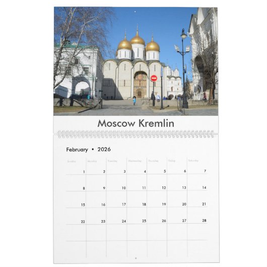 Goldener Ring des russischen Fotos Kalender (Feb 2026)
