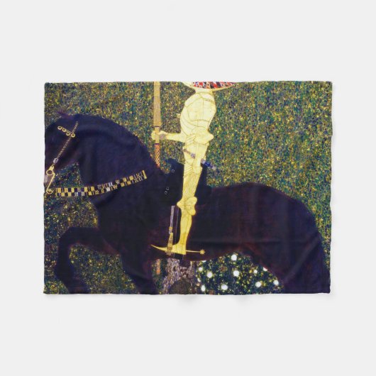 Goldener Ritter, Gustav Klimt Fleecedecke (Vorderseite (Horizontal))