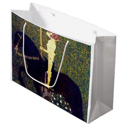 Goldener Ritter, Gustav Klimt Große Geschenktüte (Vorderseite Schrägansicht)